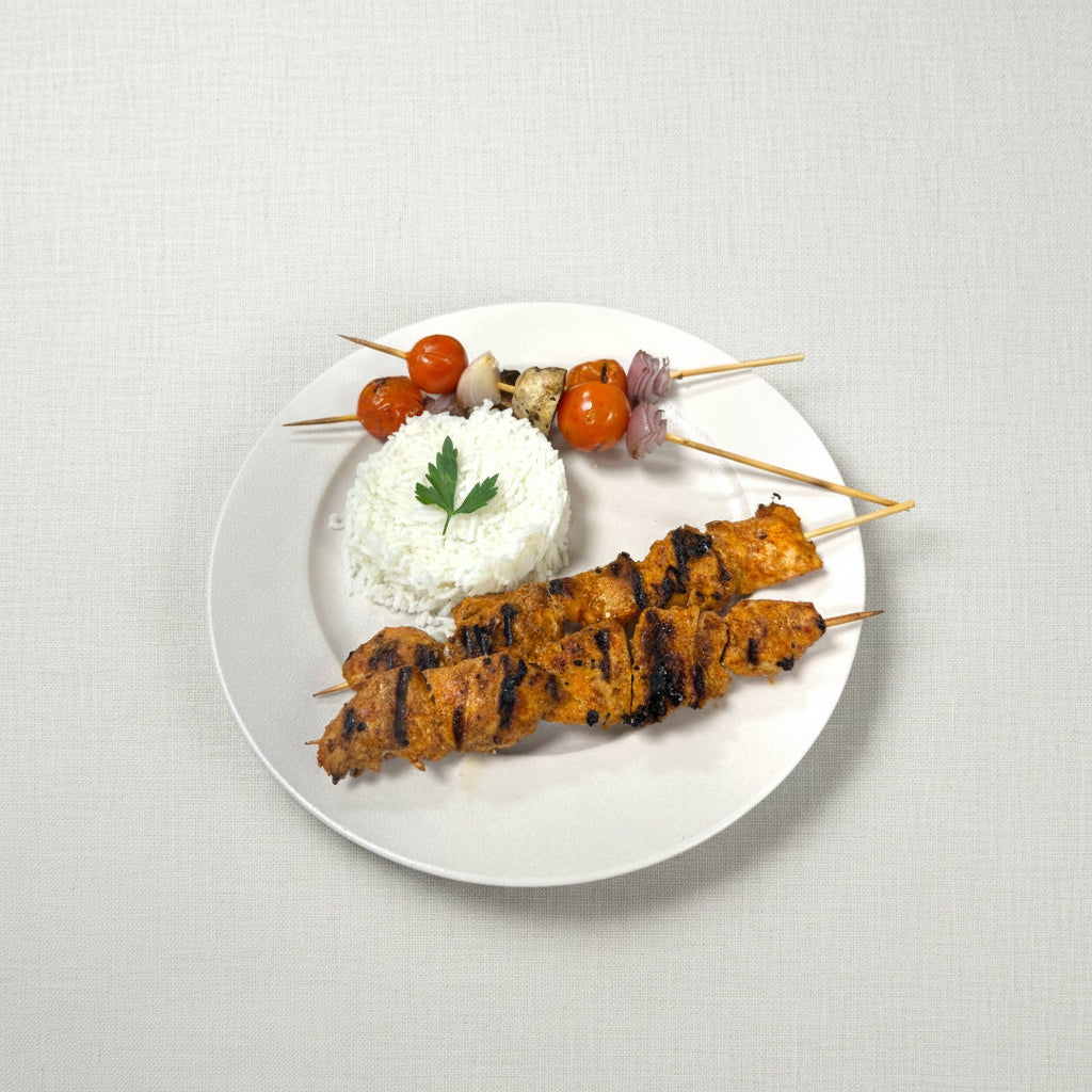 Guilt free chicken tawook