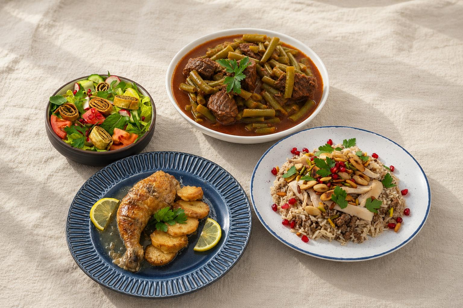 Bissou home-cooked food